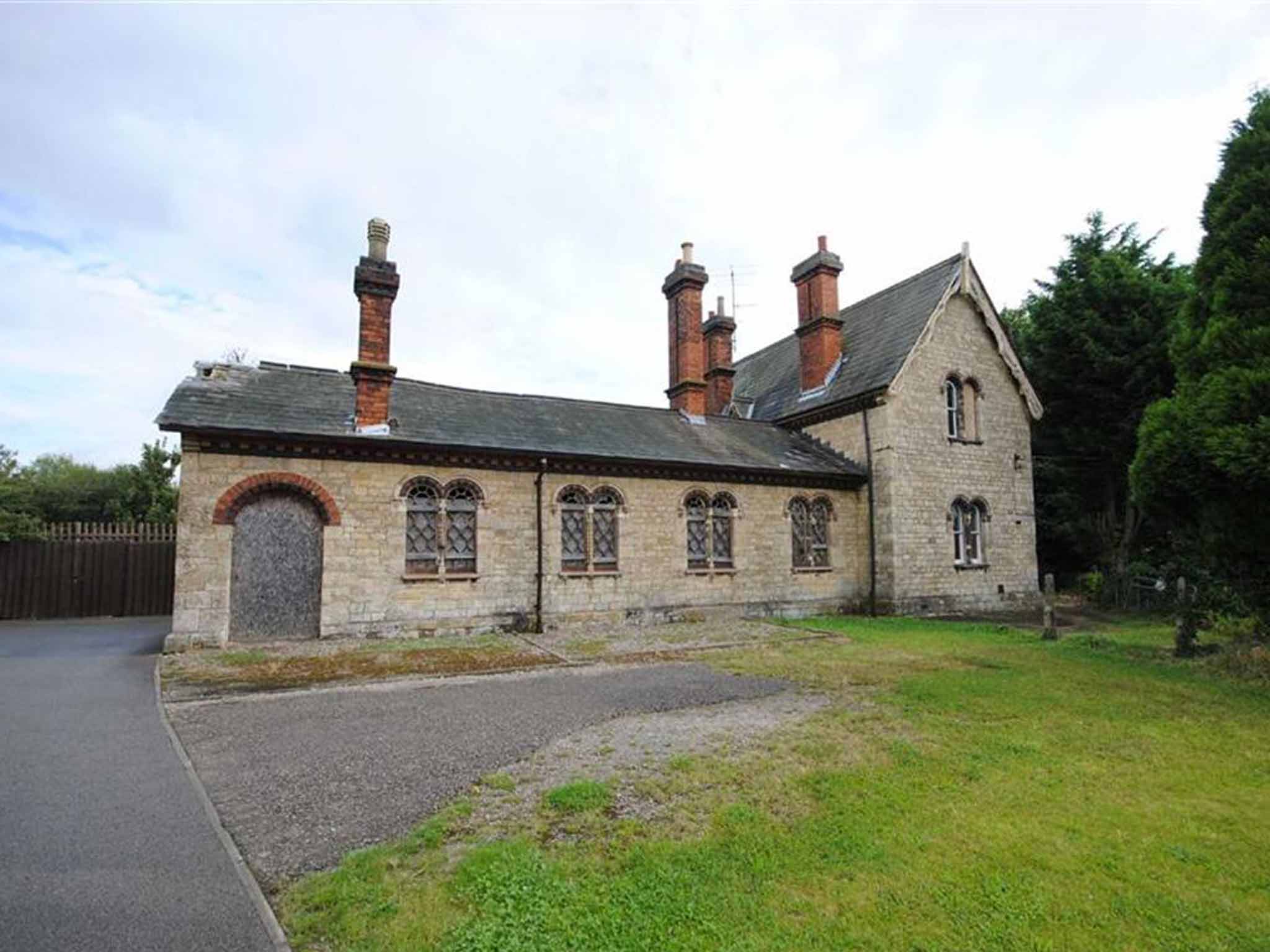 Former railway station for auction at Station Road, Rushton, Kettering NN14. On with Auction House Northamptonshire