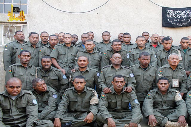 tHE Fijian UN peacekeepers who were seized by The Nusra Front on Thursday