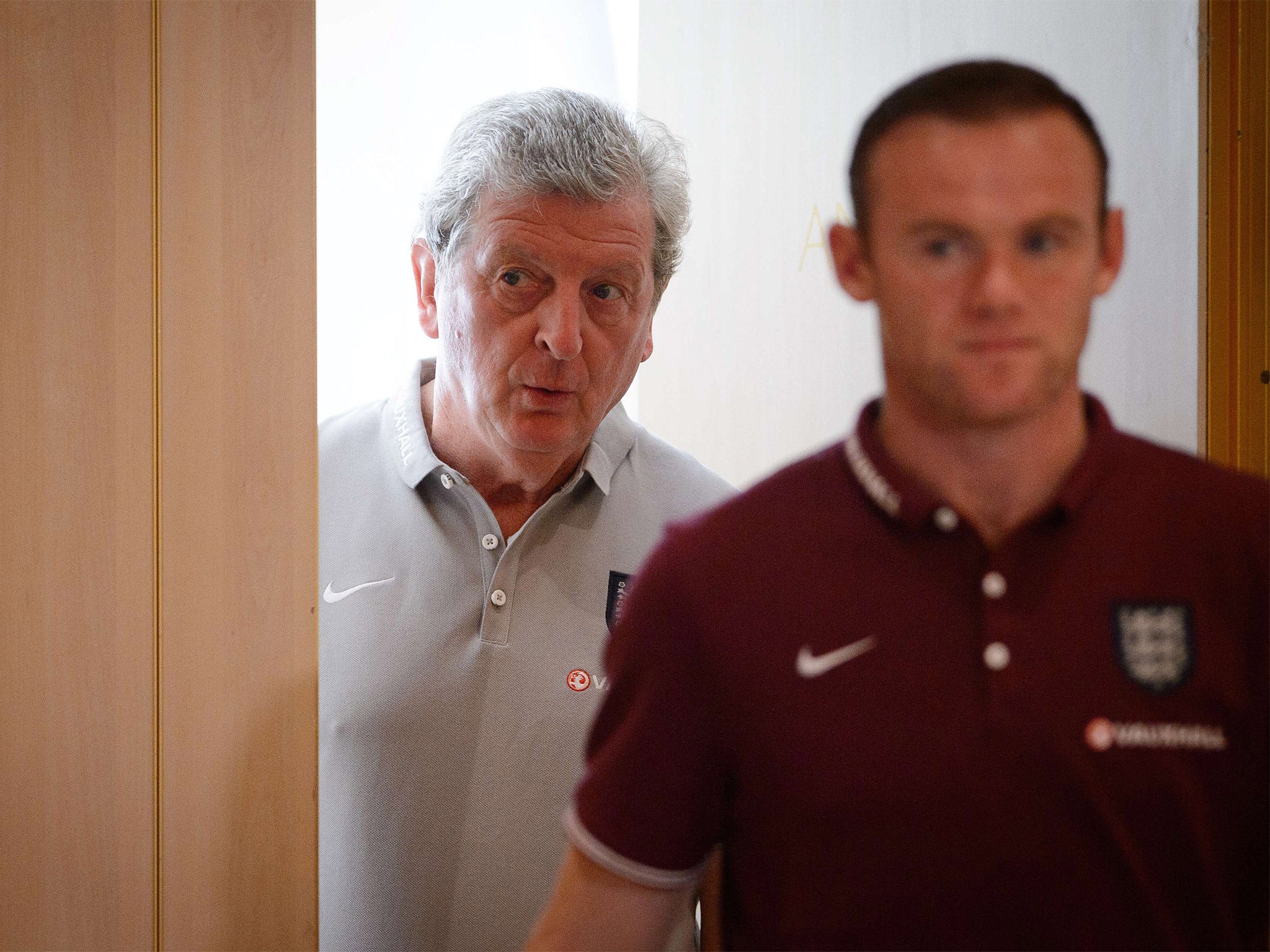 Roy Hodgson, left, urged his young side to seize the chance to prove themselves as internationals