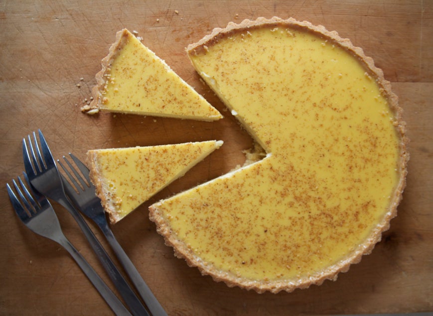 lemon custard tart recipe