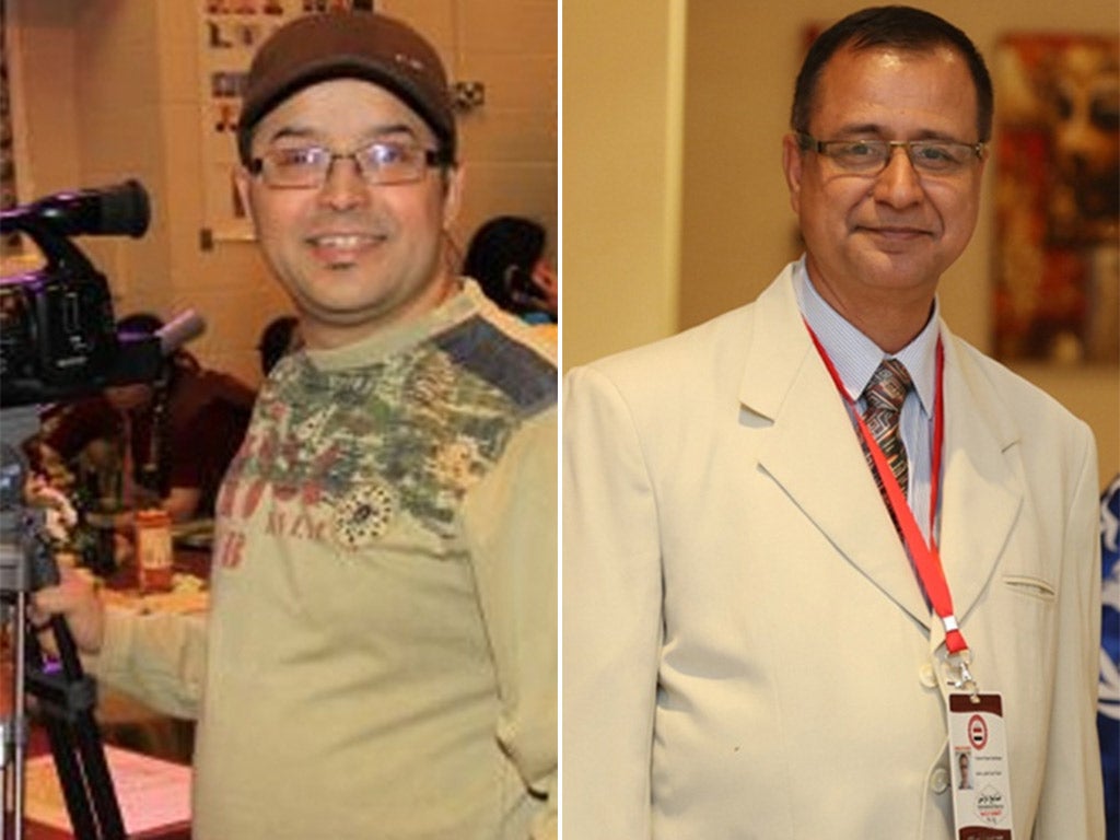 Ghimire Gundev (left) and Krishna Upadhyaya vanished on Sunday afternoon