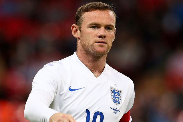 Wayne Rooney at Wembley