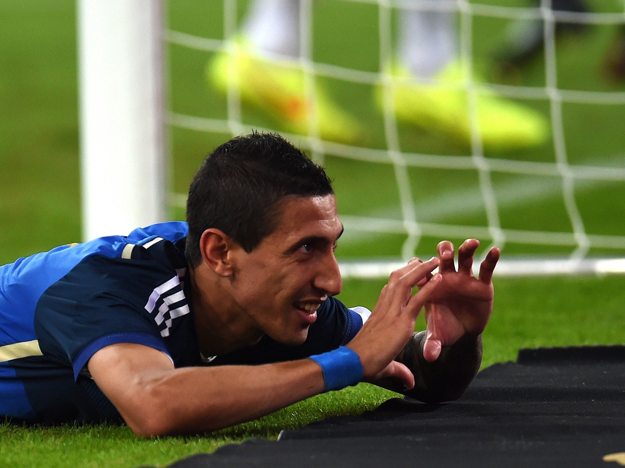 Angel Di Maria pictured during Argentina's win over Germany