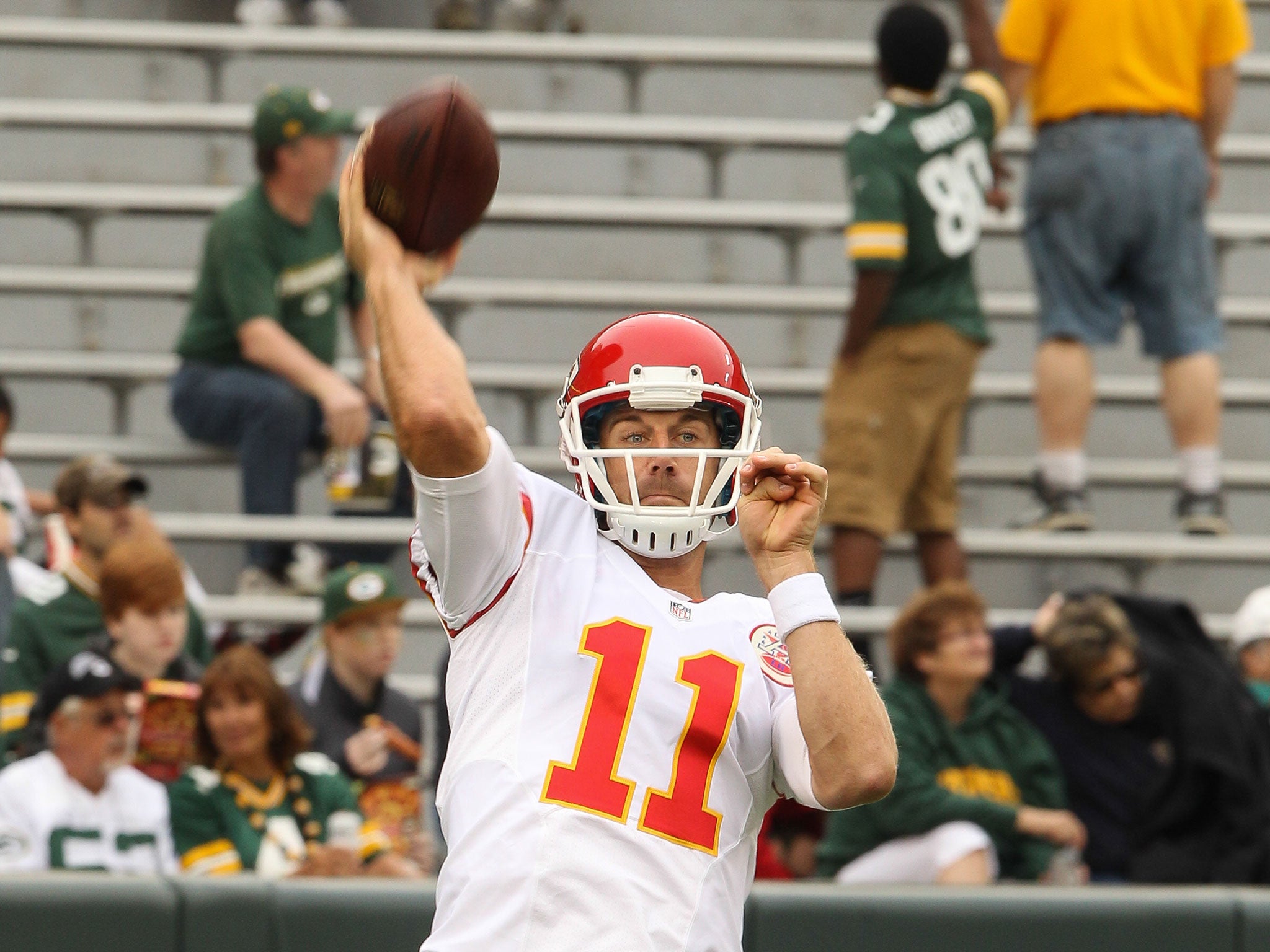 Kansas City Chiefs quarter-back Alex Smith