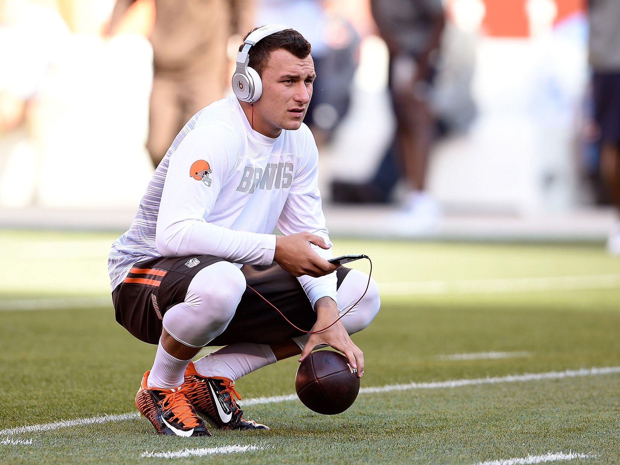 Cleveland Browns quarter-back Jonny Manziel