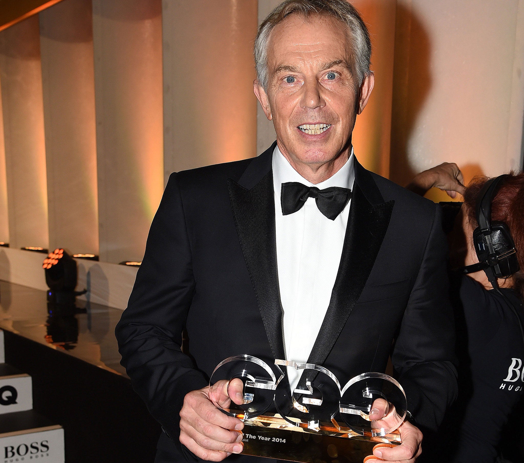Tony Blair Philanthropist of the Year award defended by GQ The Independent The Independent pic
