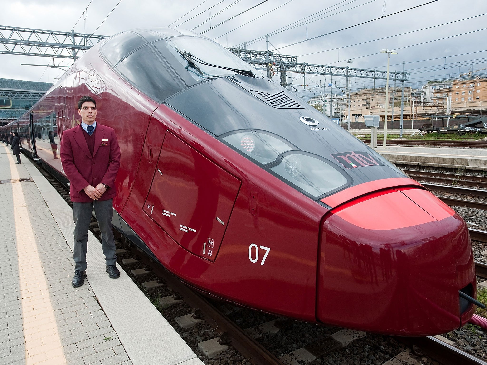 The NTV ran its first high-speed service between Rome and Naples in October 2012