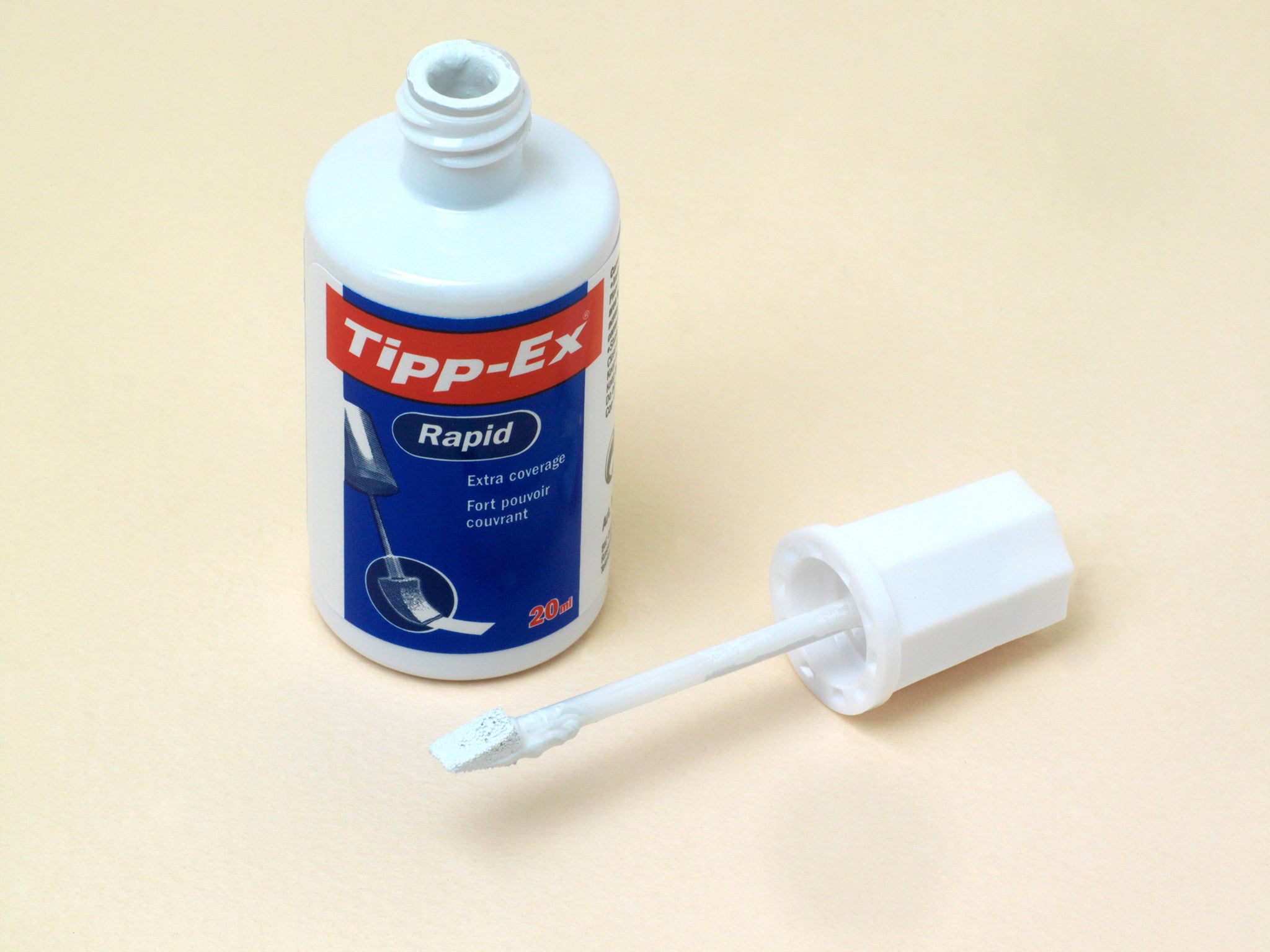 Erasing the past: Tipp-Ex changed the applicator in its bottles of correction fluid from a brush to a sponge tab