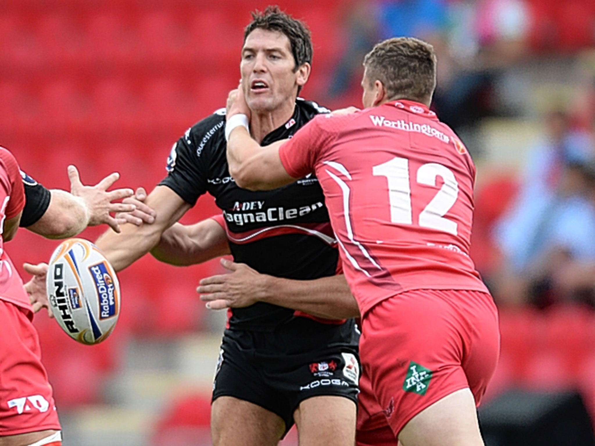 James Hook, of Gloucester, in action during pre-season