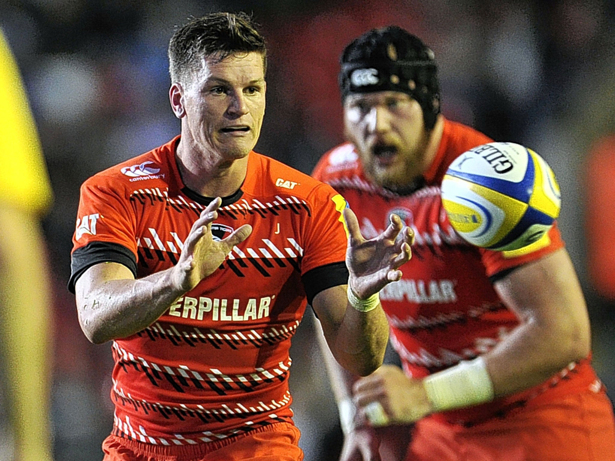 Freddie Burns, of Leicester, in action during pre-season