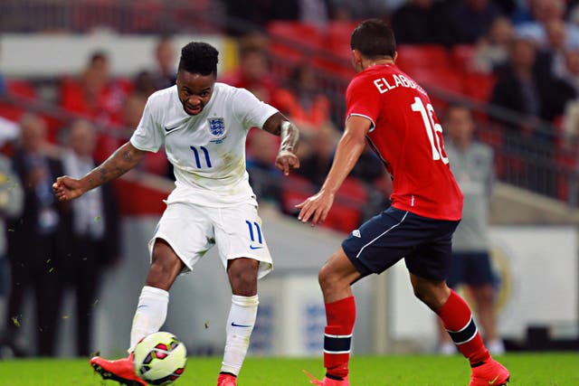 Raheem Sterling made England’s main impact against Norway