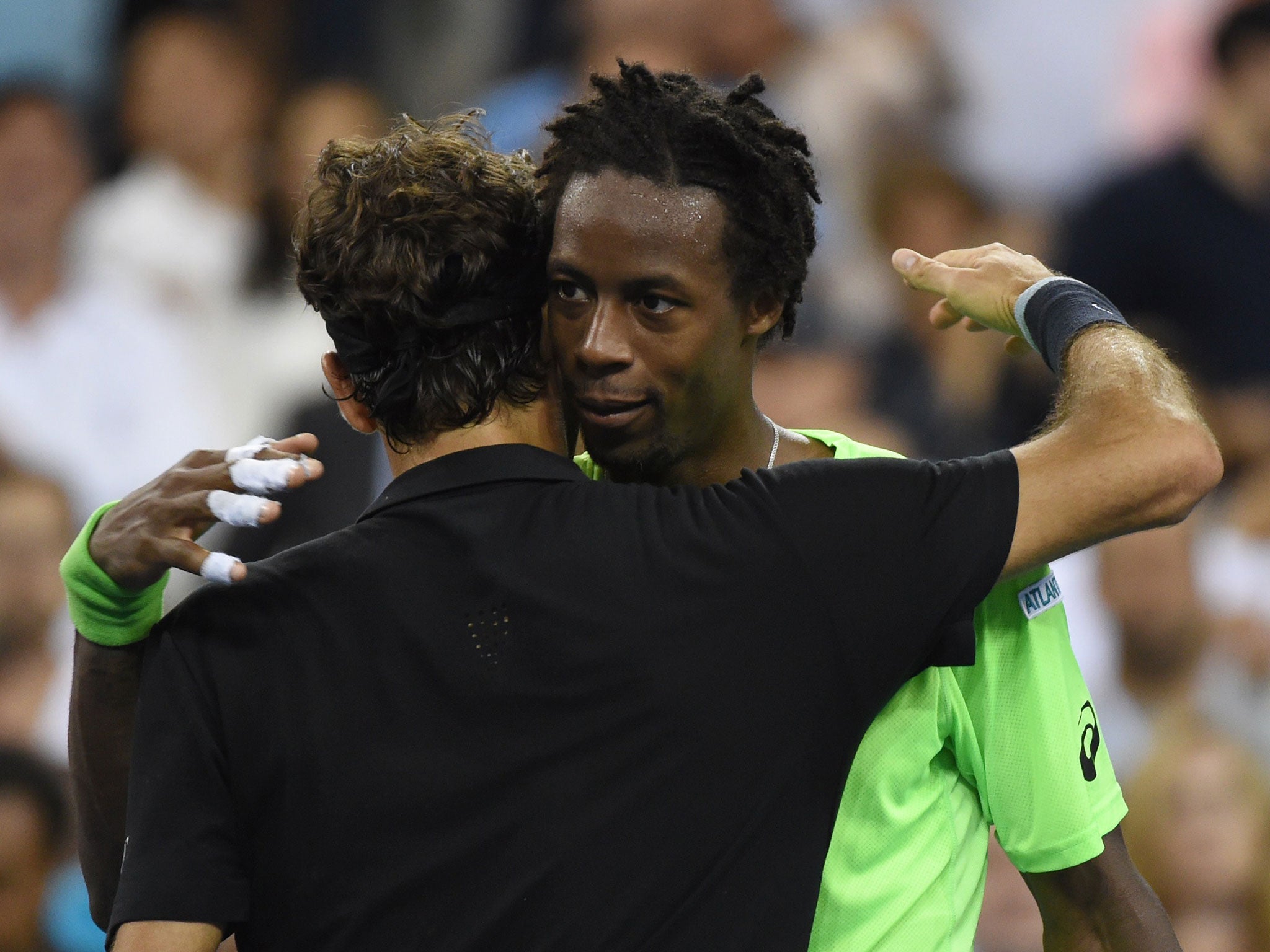 Gael Monfils pushed Federer all the way in the semi-final