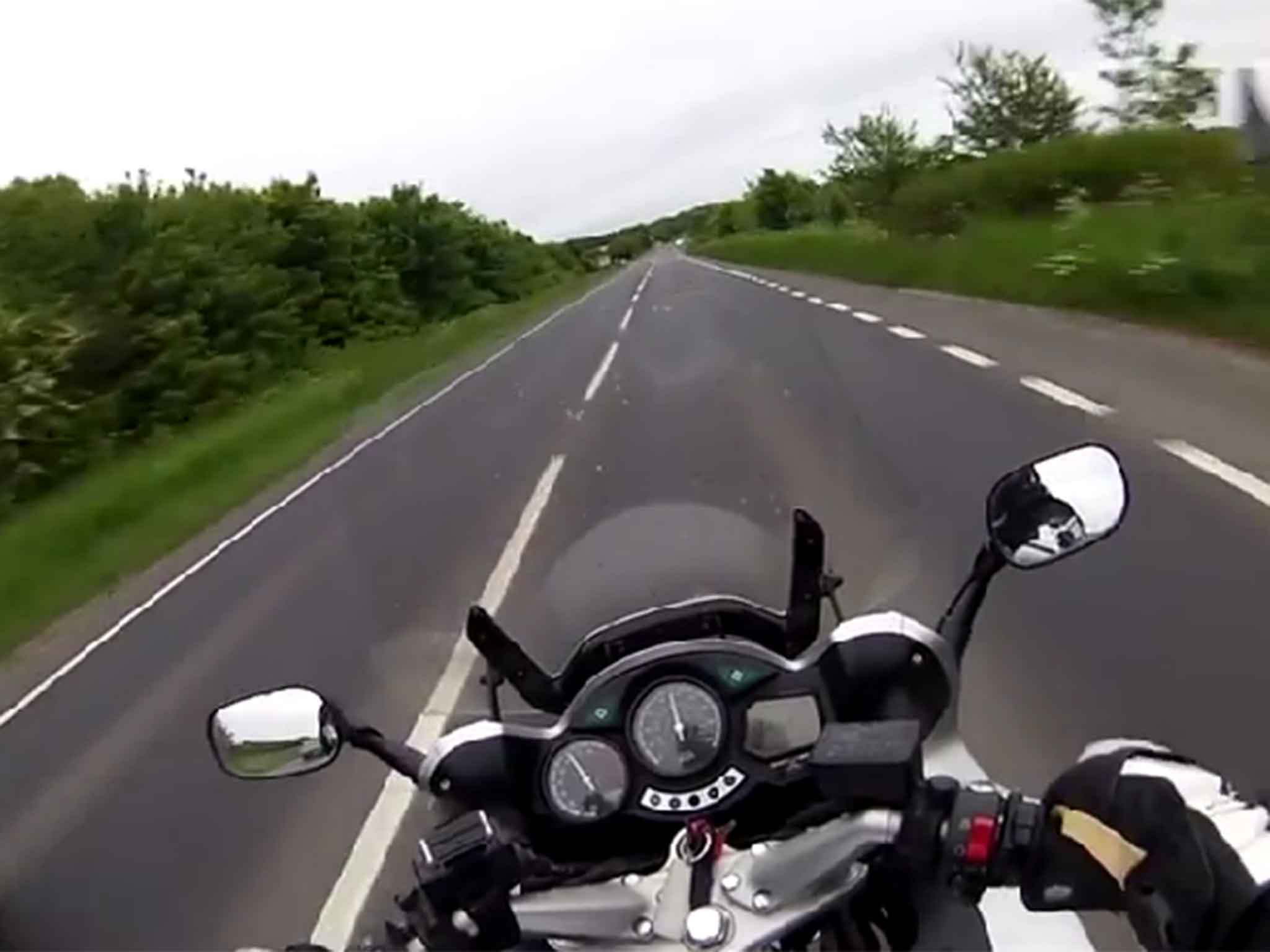 A mother has decided to release devastating footage showing a motorbike crash that killed her son.