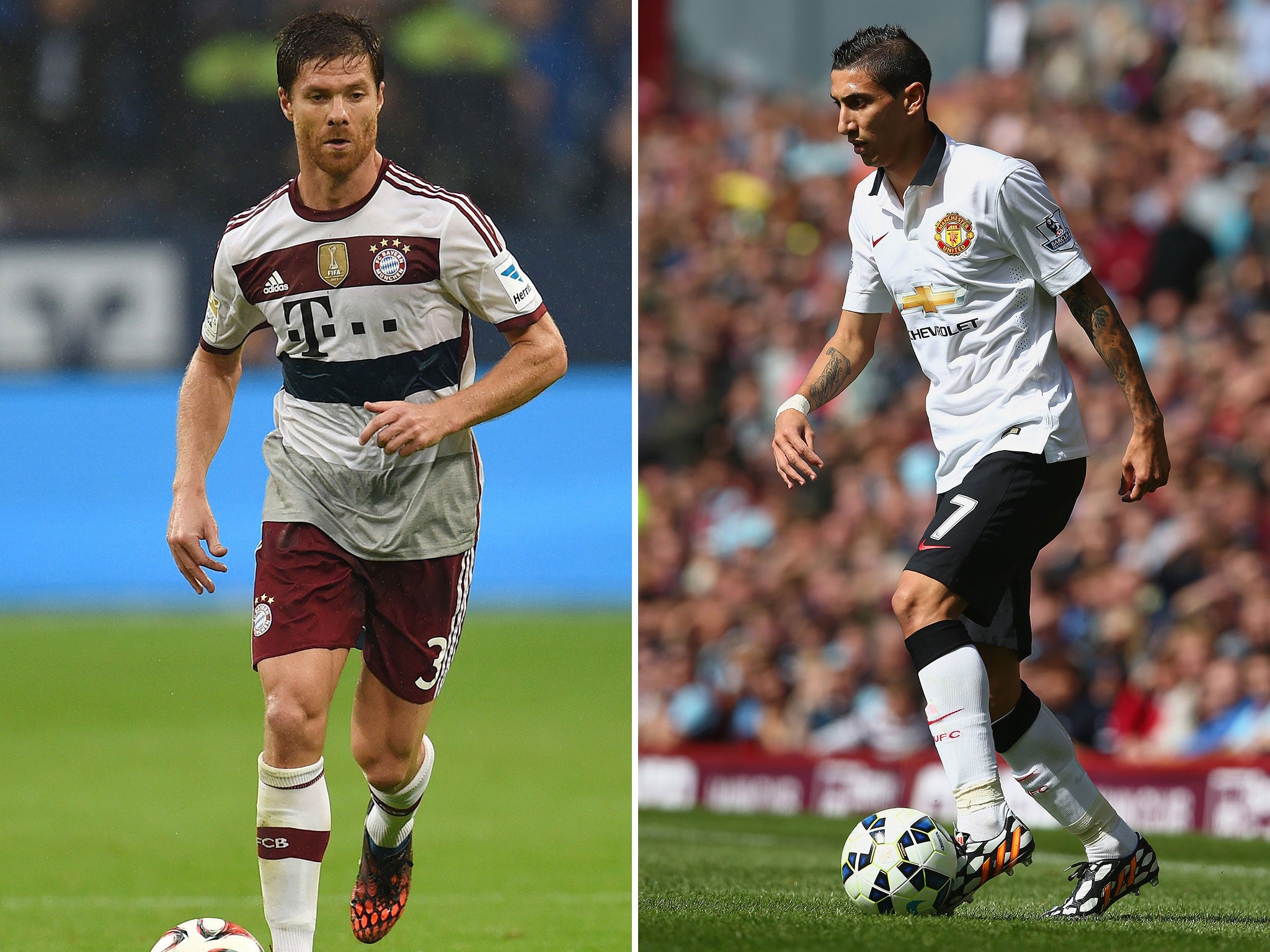 Xabi Alonso and Angel Di Maria both left Real Madrid this summer