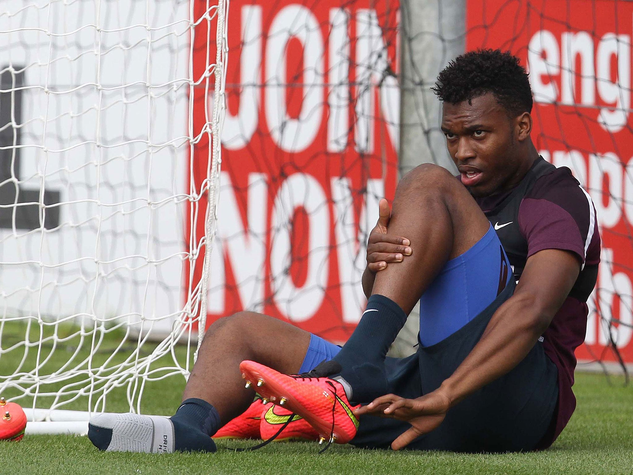 Daniel Sturridge is an injury doubt for England for their match against Switzerland