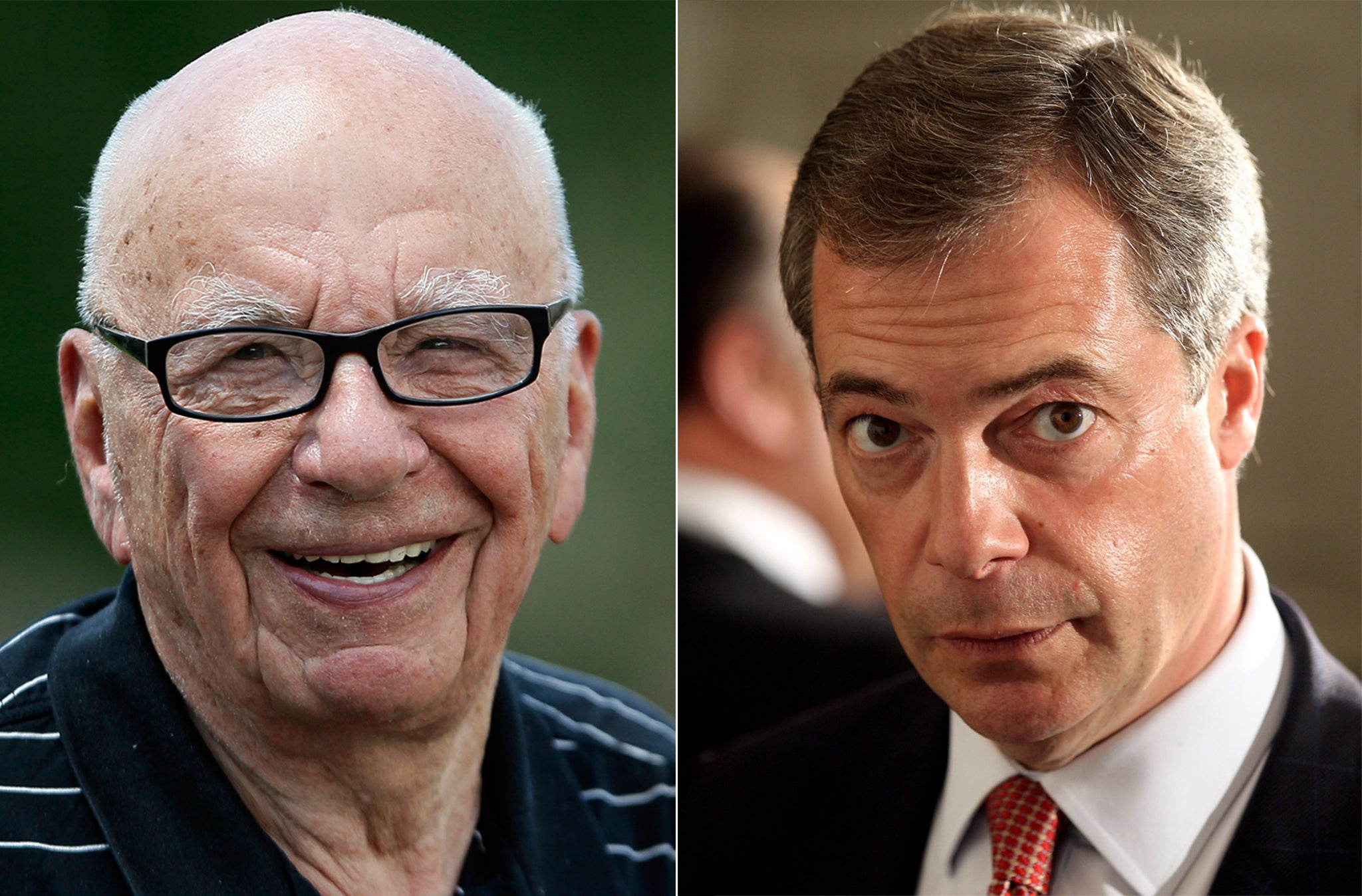 Nigel Farage and Rupert Murdoch met last week while the Ukip leader was in the US