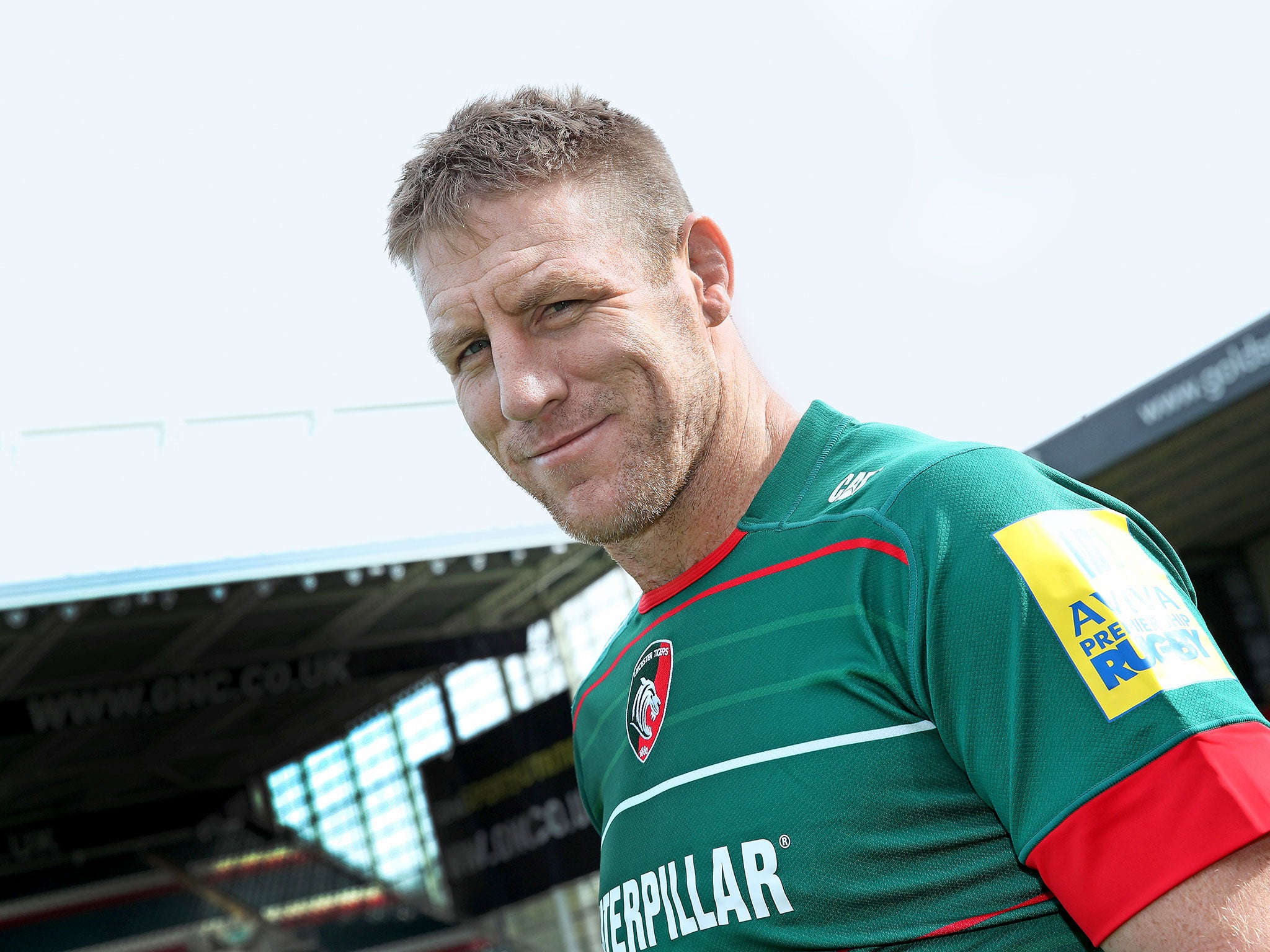 Former All Black Brad Thorn at Welford Road in his new Leicester colours