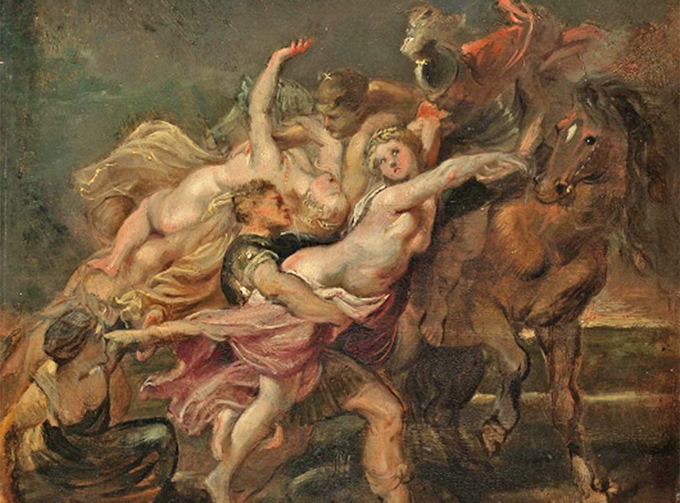 The Rape of the Daughters of Leucippus, 1610-11