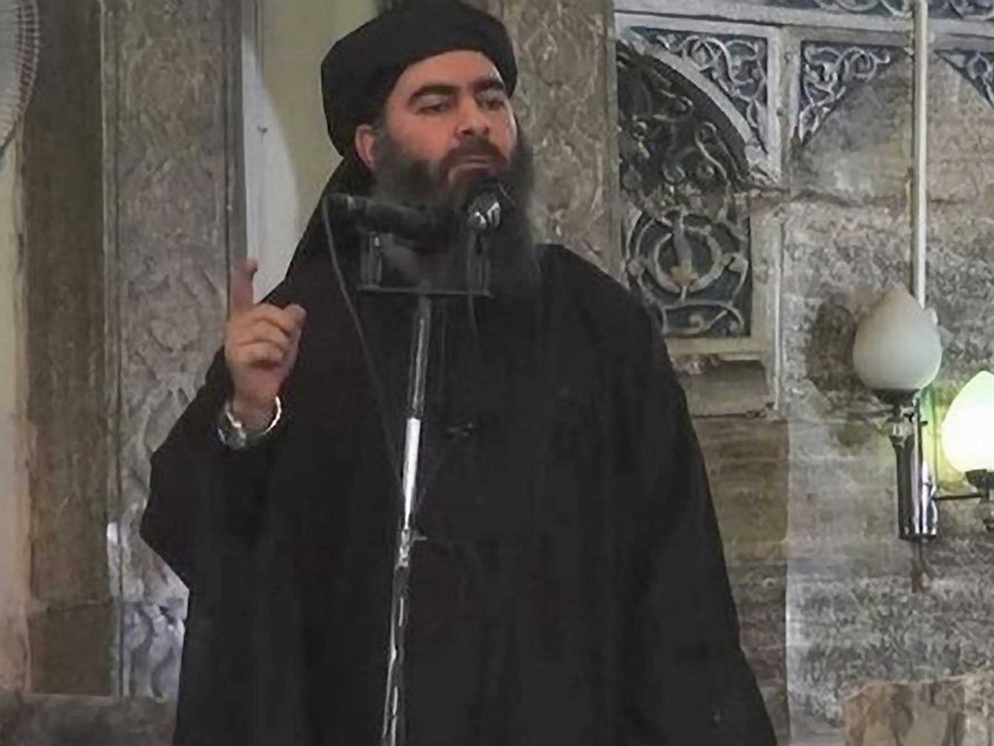 Abu Bakr al-Baghdadi, the caliph of the self-proclaimed Islamic State