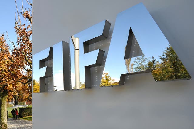 The Fifa sign outside their headquarters in Zurich