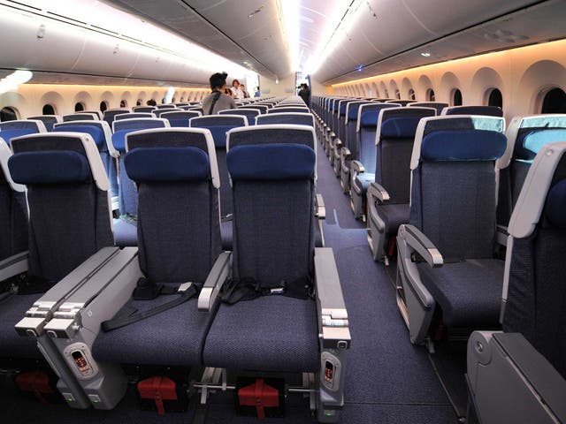 Empty airline seats