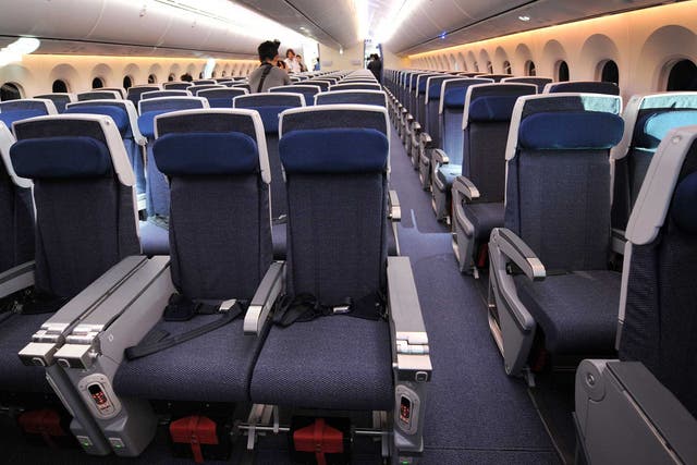 Empty airline seats