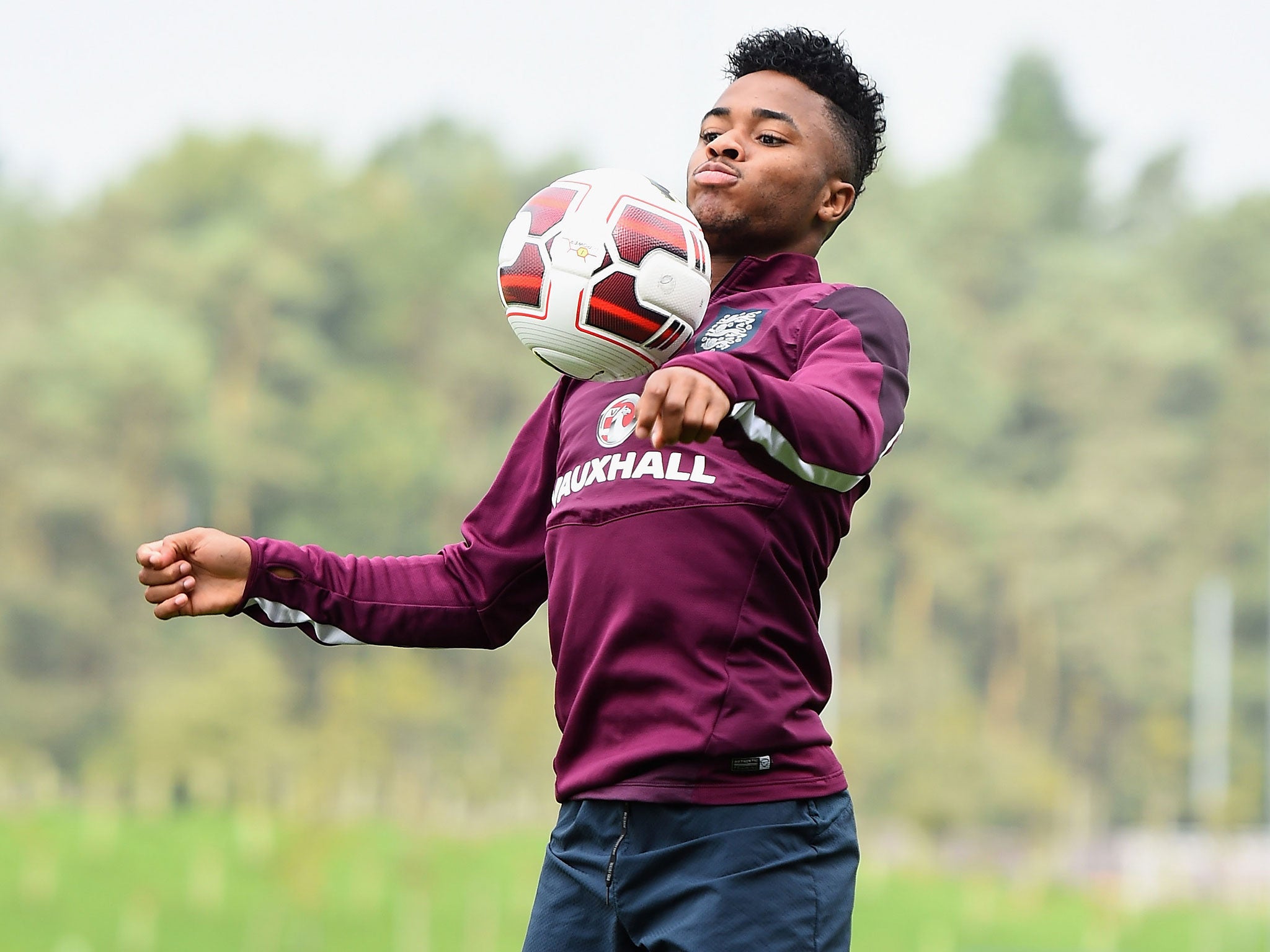 England's brightest young prospect Raheem Sterling