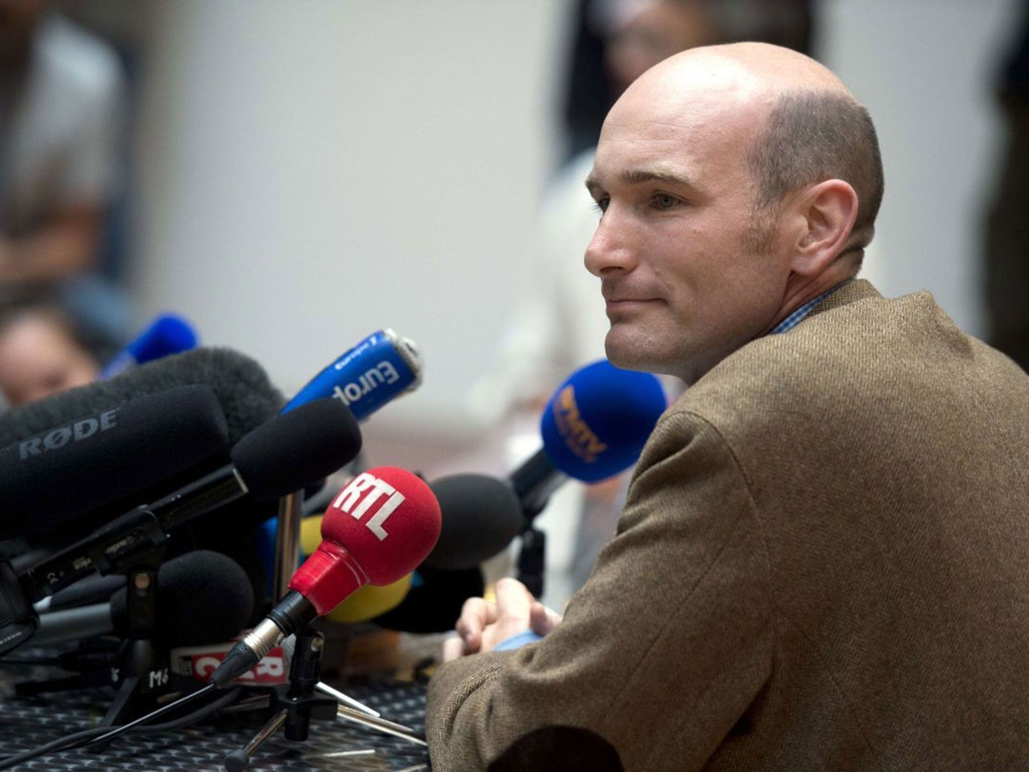 Nicolas Henin arranged the news conference today after the information came out in French newspapers