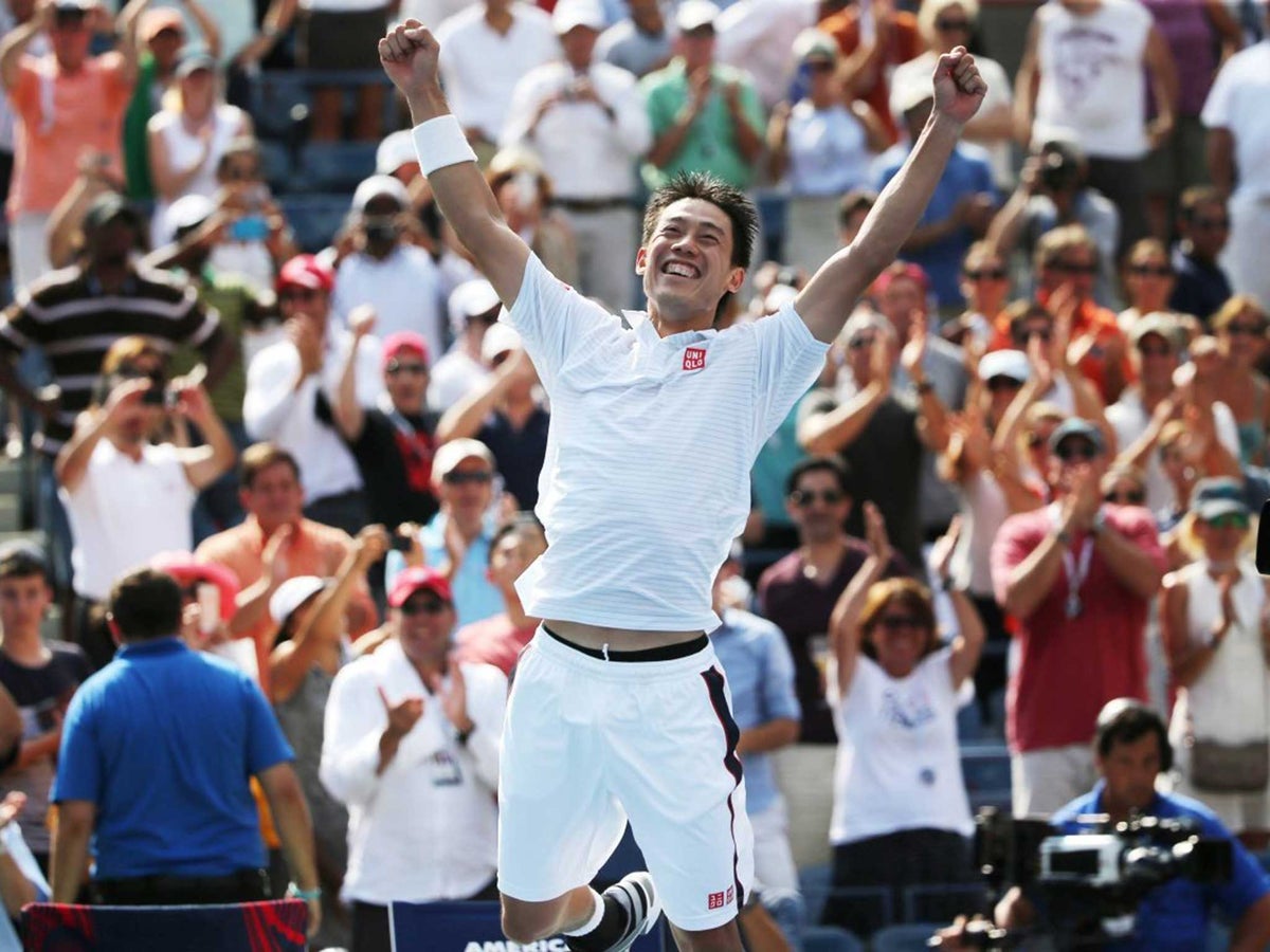 US Open 2014: Kei Nishikori stuns world No 1 Novak Djokovic with victory to reach the final | The Independent | The Independent