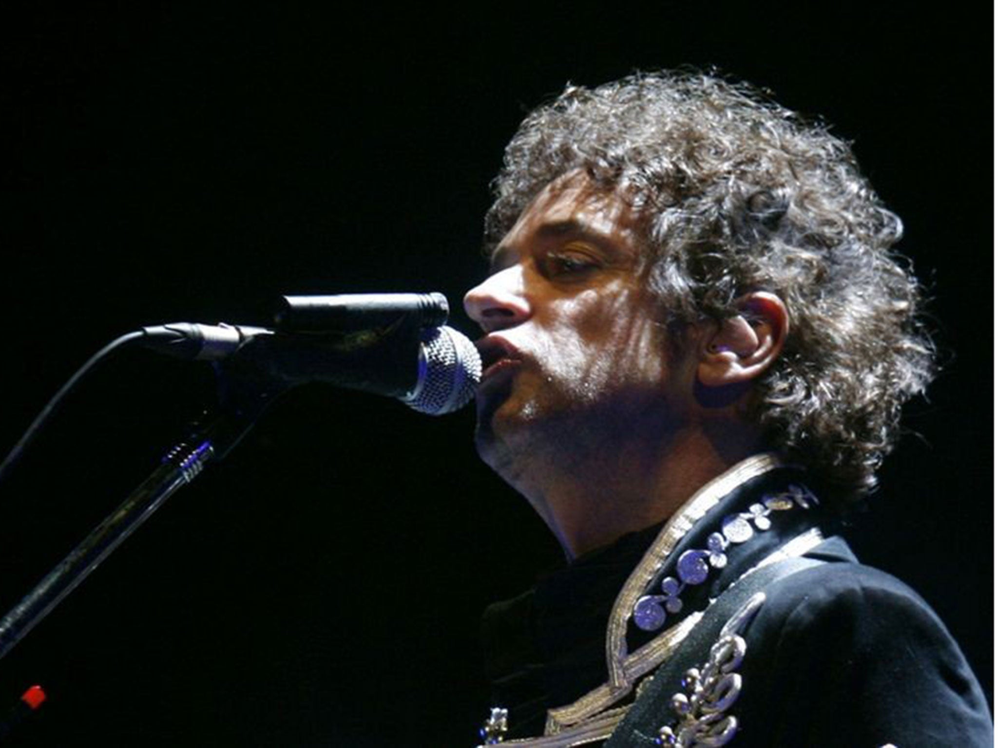 Cerati in 2010: he had enjoyed a successful solo career since the break-up of Soda Stereo