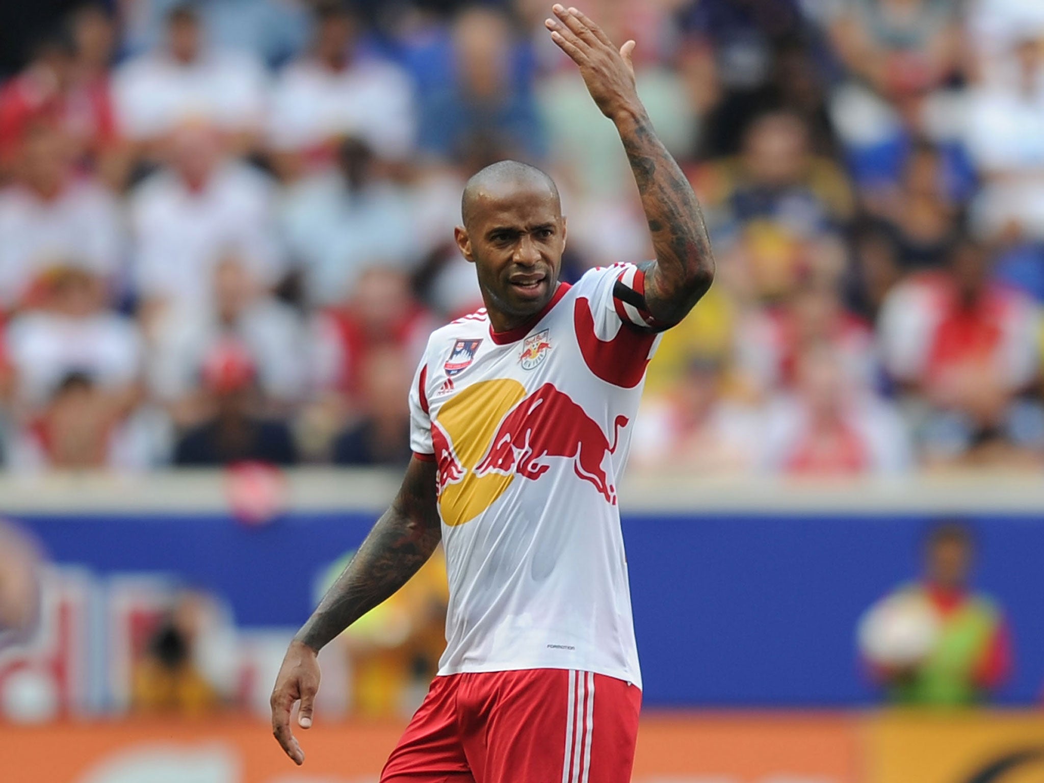 Thierry Henry in action for the New York Red Bulls