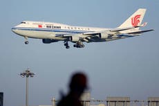 Gatwick Airport runway closed after Air China flight CA852 performs