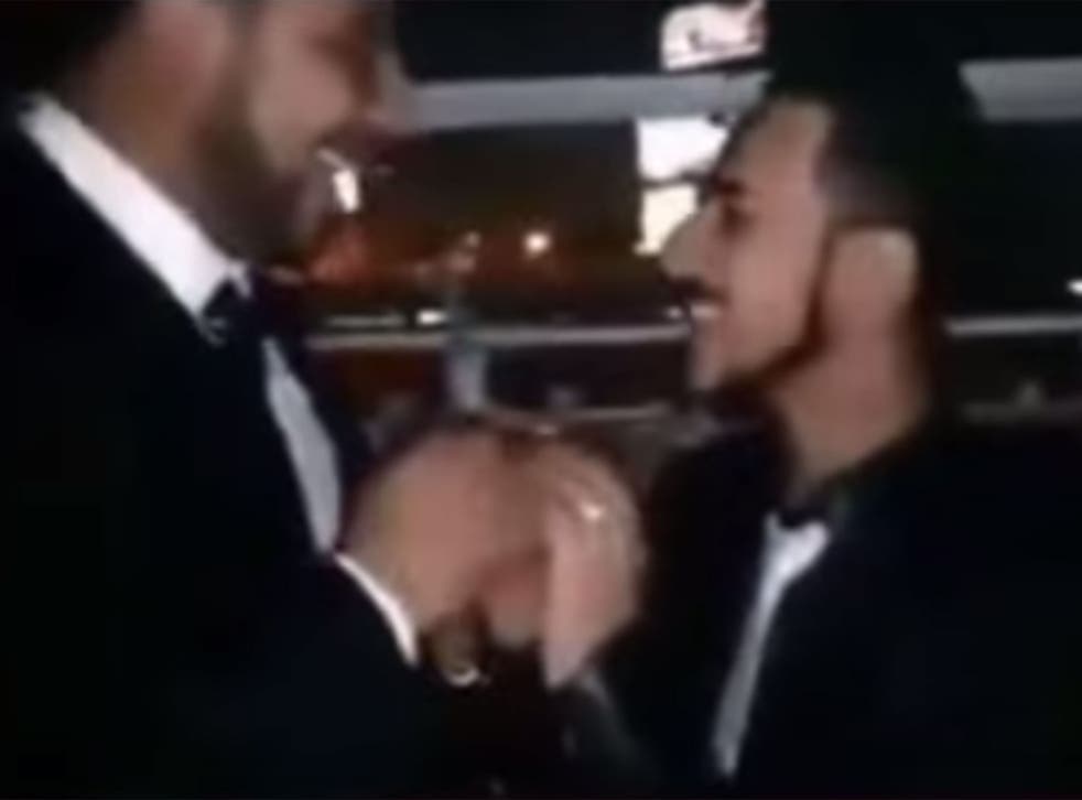 Egyptian authorities have reduced the jail terms for men accused of appearing in 'fiirst gay wedding' video 