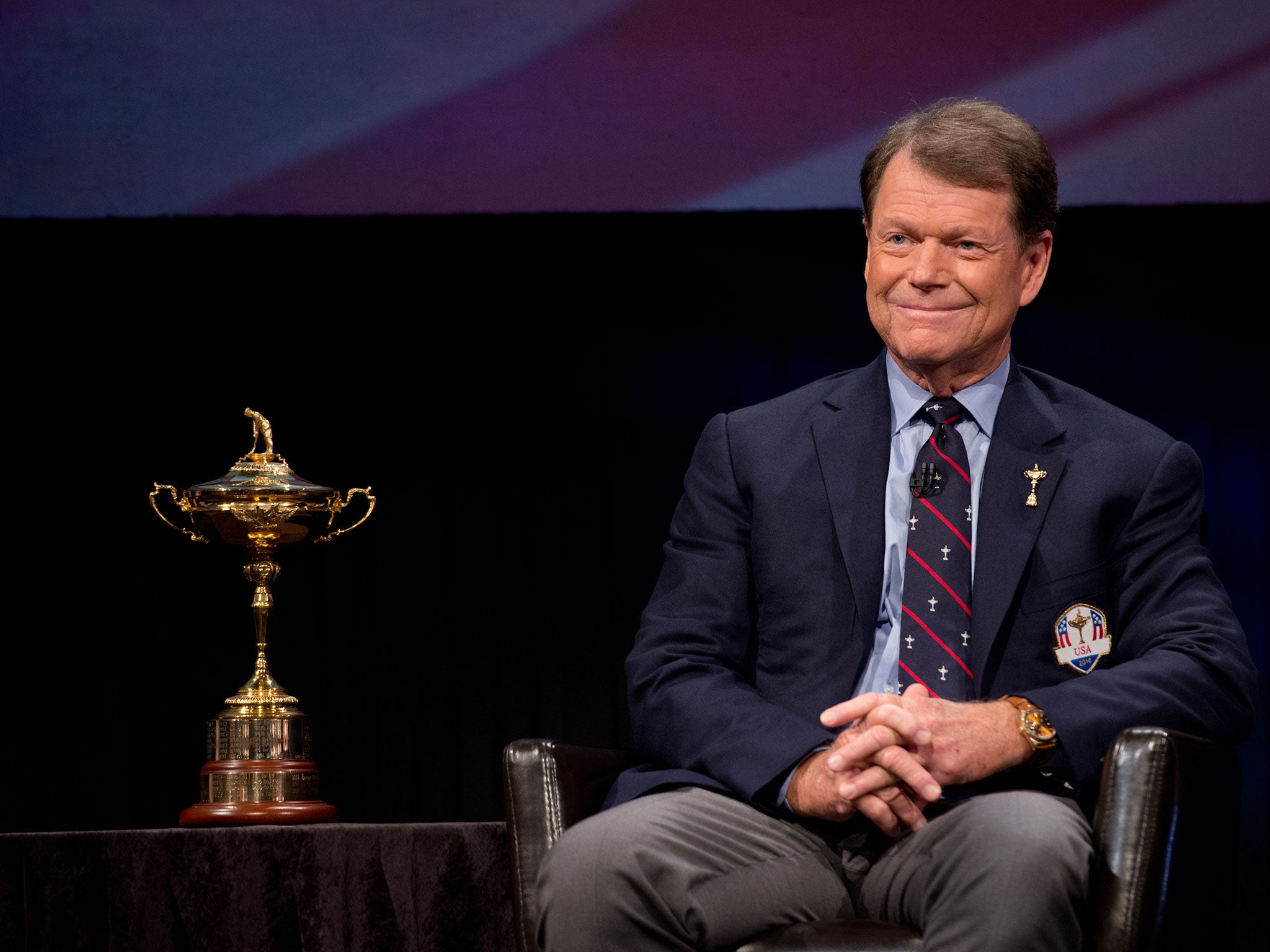 Tom Watson is ready to guide the USA to Ryder Cup glory