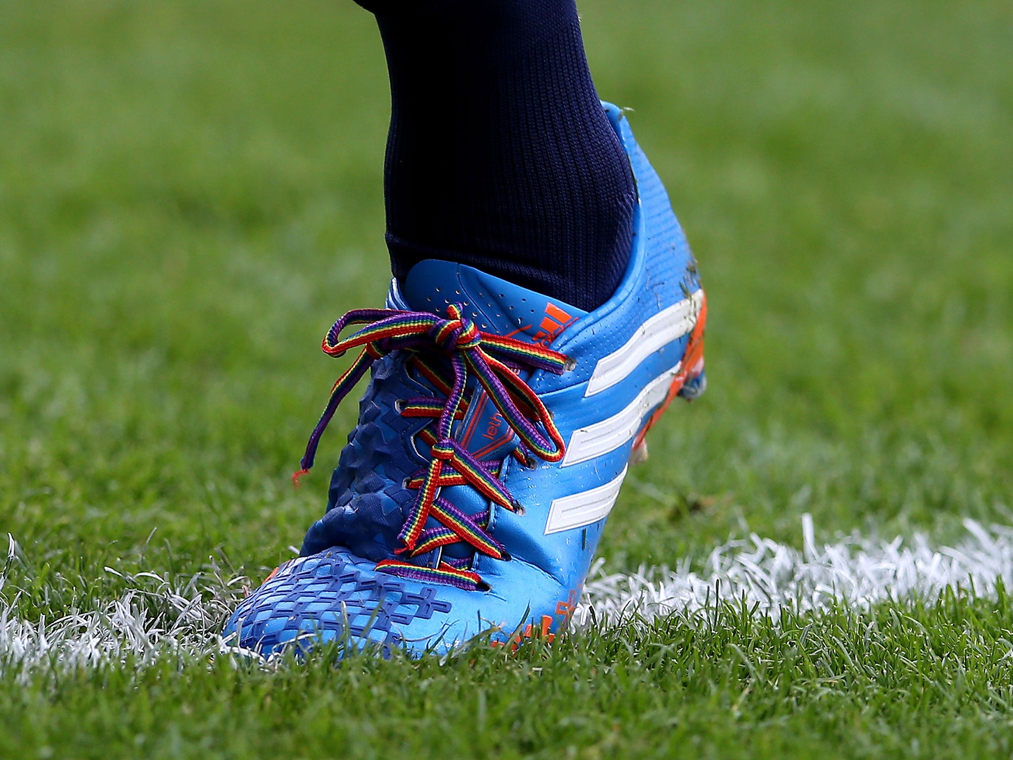 United participated in the charity's Rainbow Laces campaign last year