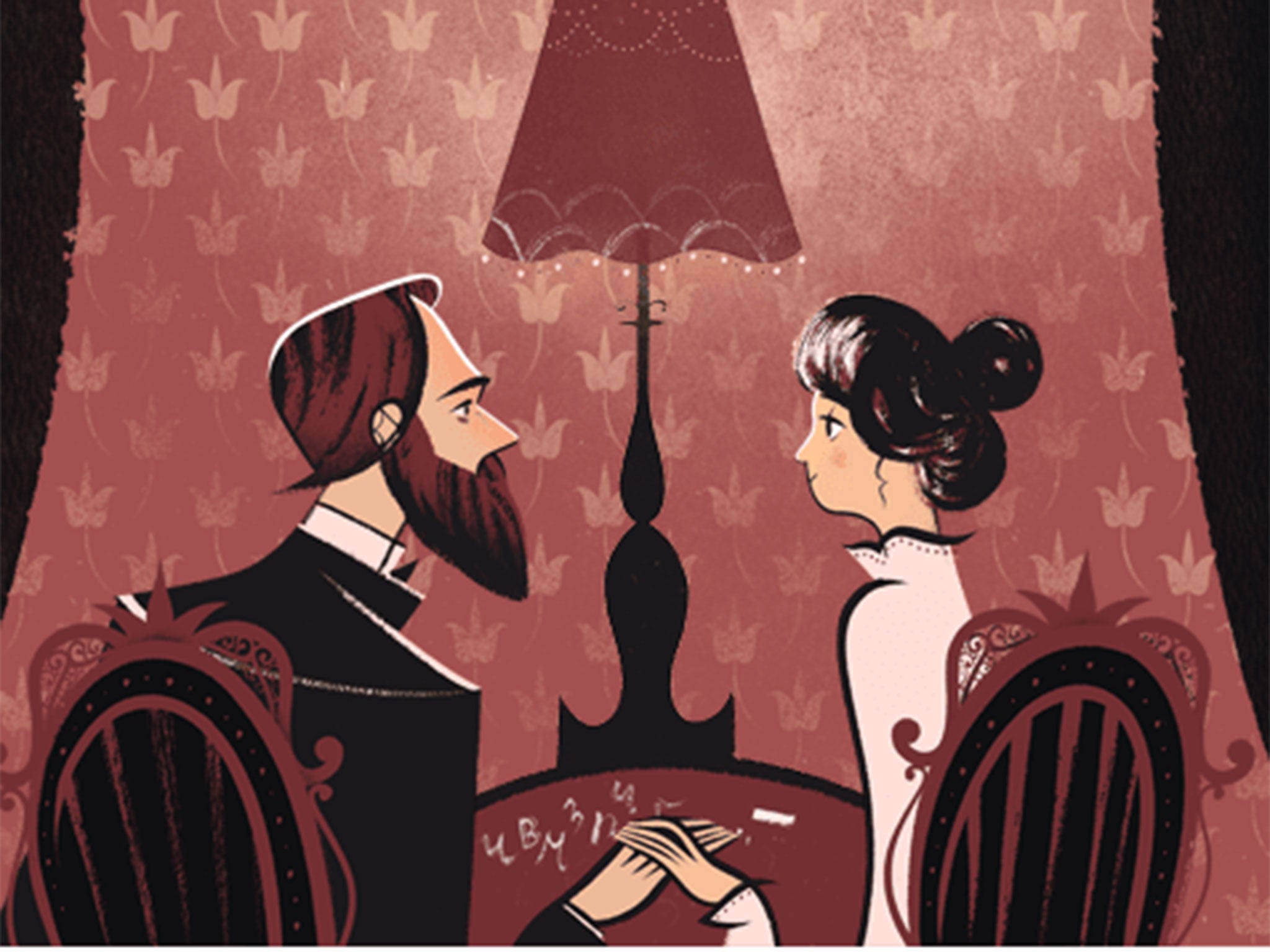 A scene from Anna Karenina in the Leo Tolstoy Google Doodle