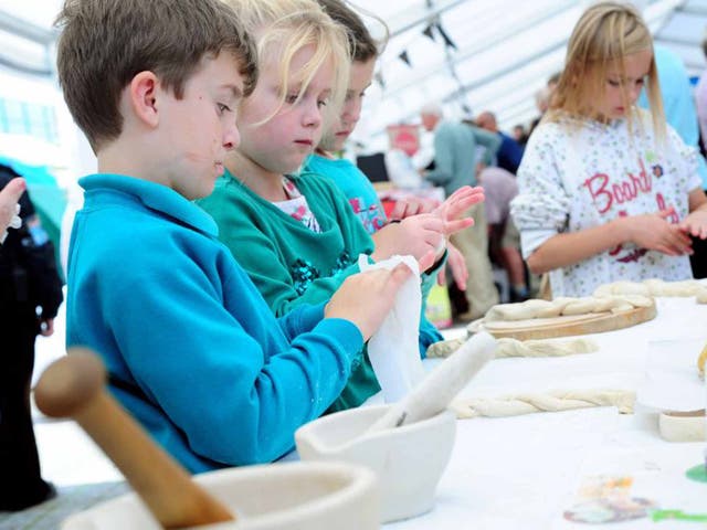 Cut and pasty: A workshop at the Great Cornish Food Festival