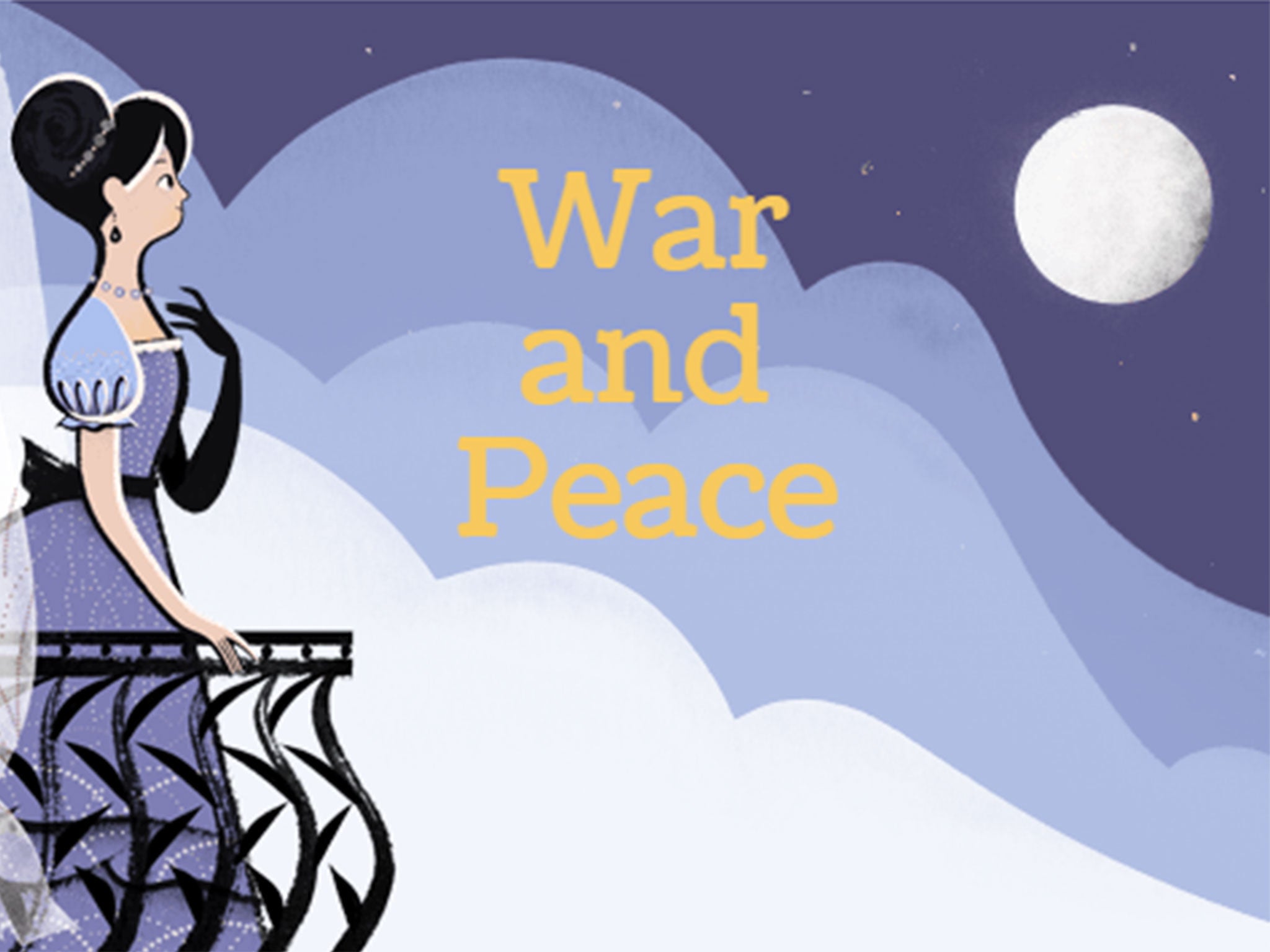 War and Peace features in the Leo Tolstoy Google Doodle