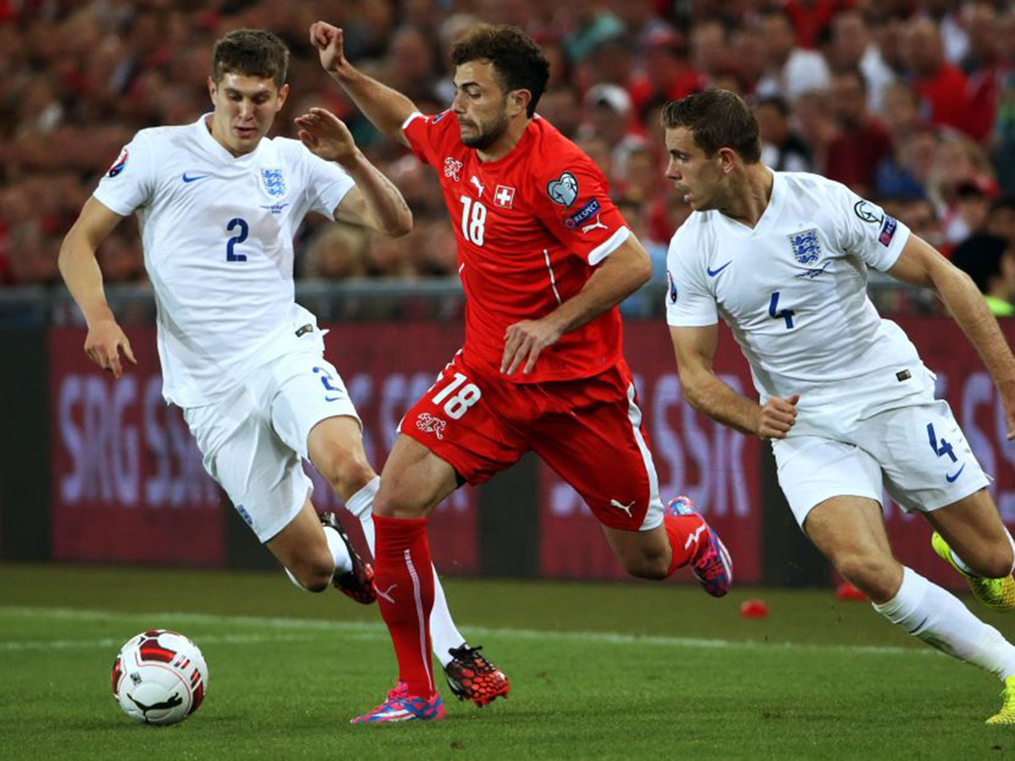 John Stones played well against Switzerland