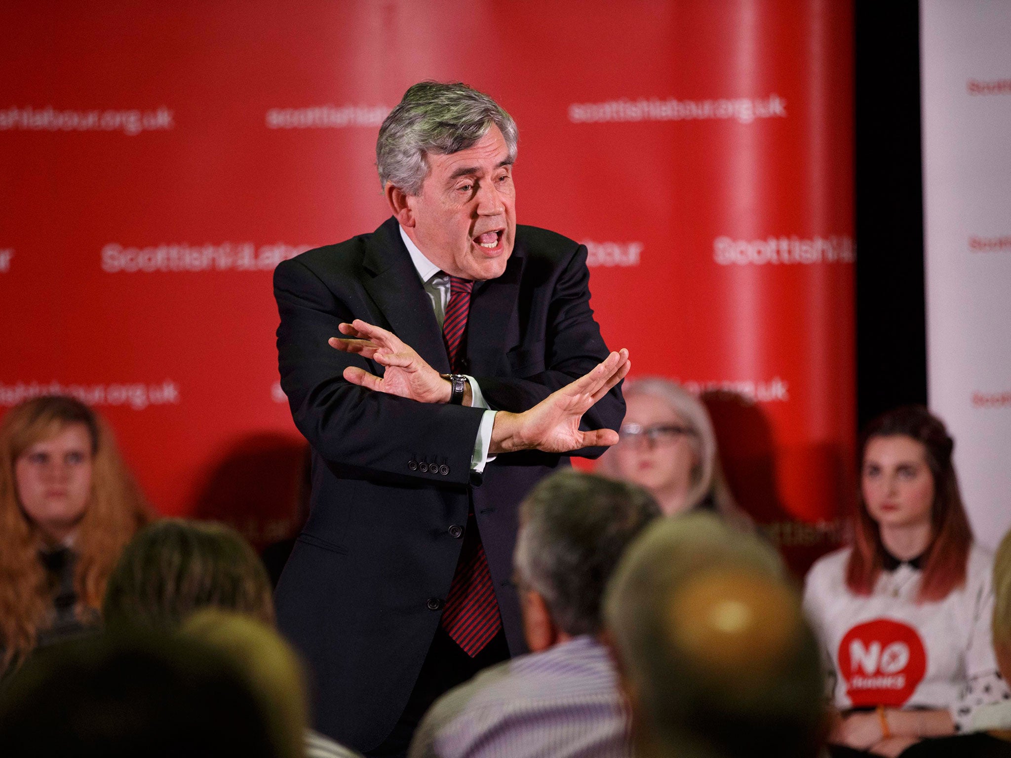 Gordon Brown made a dramatic intervention in the Scottish independence battle as he set out moves to rush through new powers to Holyrood if next week’s referendum rejects the break-up of the United Kingdom