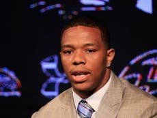 NFL player Ray Rice promises to donate to domestic violence charities