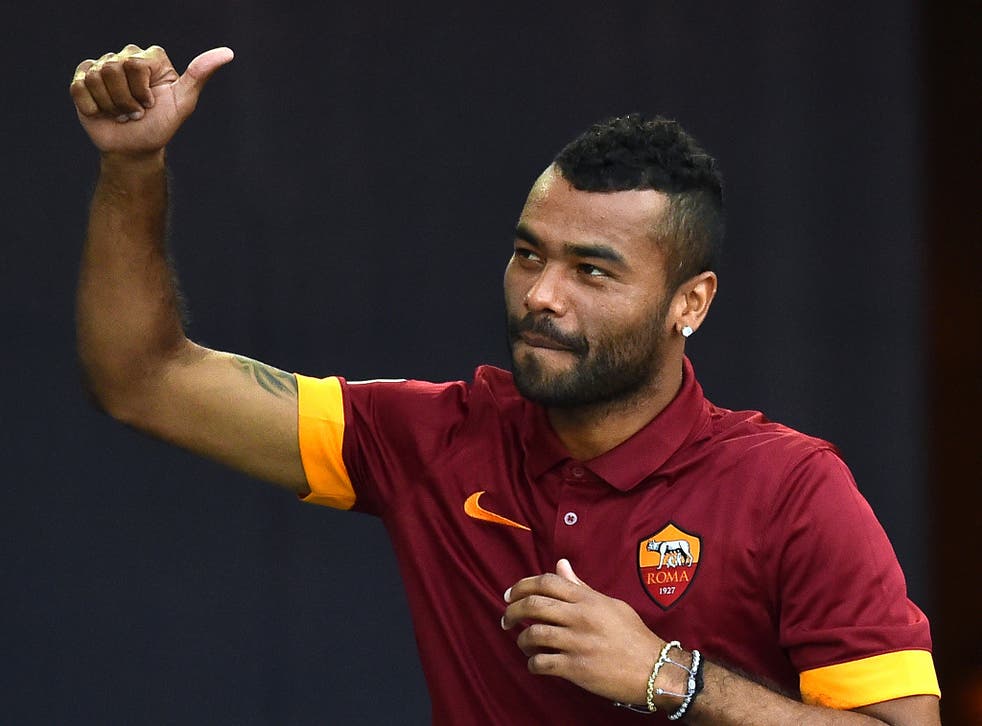Ashley Cole in action for Roma