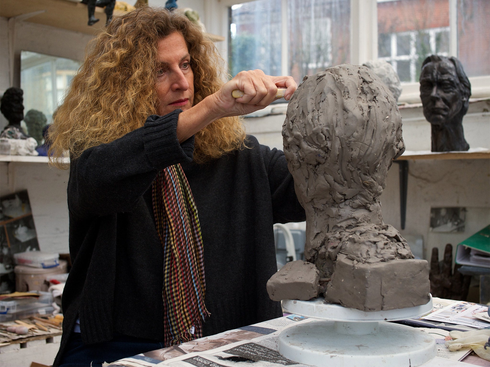 Feat of clay: Nicole Farhi at work