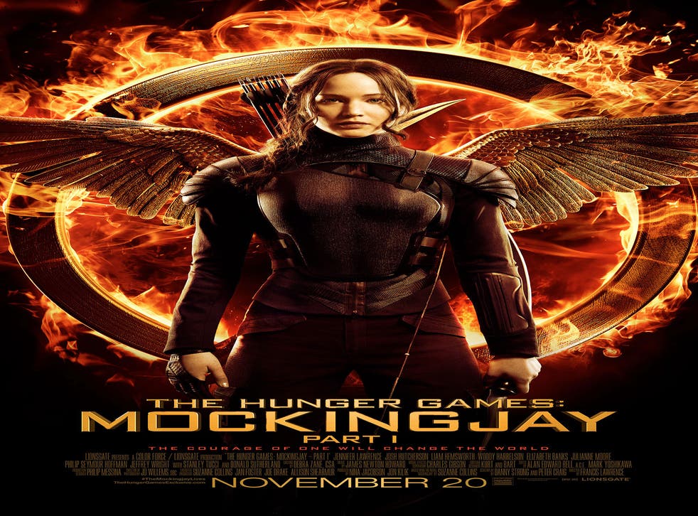 Jennifer Lawrence as Katniss Everdeen in her final Hunger Games: Mockingjay Part 1 poster