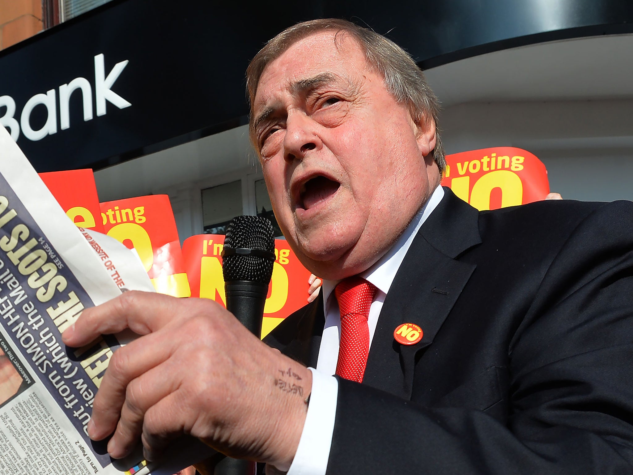 Lord Prescott played a prominent role on the campaign trail at the election