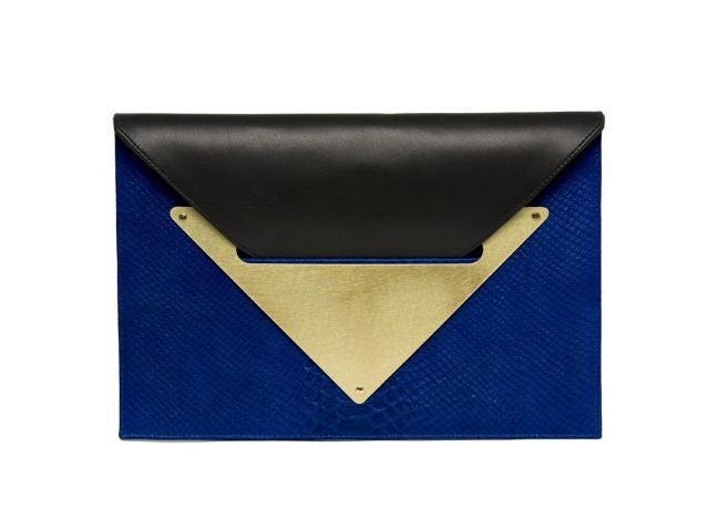NEW ROYAL BLUE FAUX SUEDE EVENING DAY CLUTCH BAG ENVELOPE NUDE NAVY XMAS PARTY 