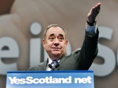 Alex Salmond 'confident of yes vote