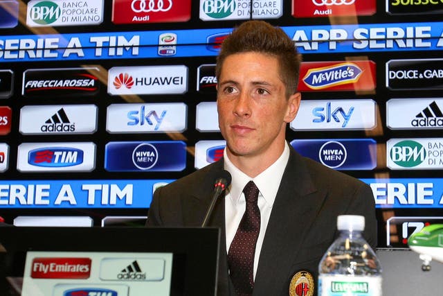 Fernando Torres was signed just before the end of the transfer window after an unhappy spell at Chelsea