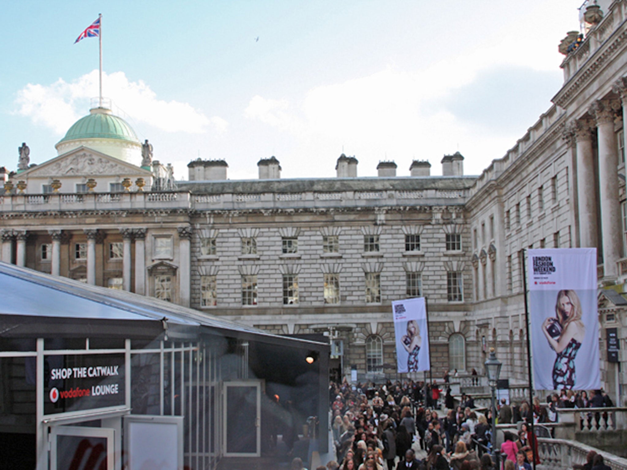 Somerset House is home to London Fashion Weekend