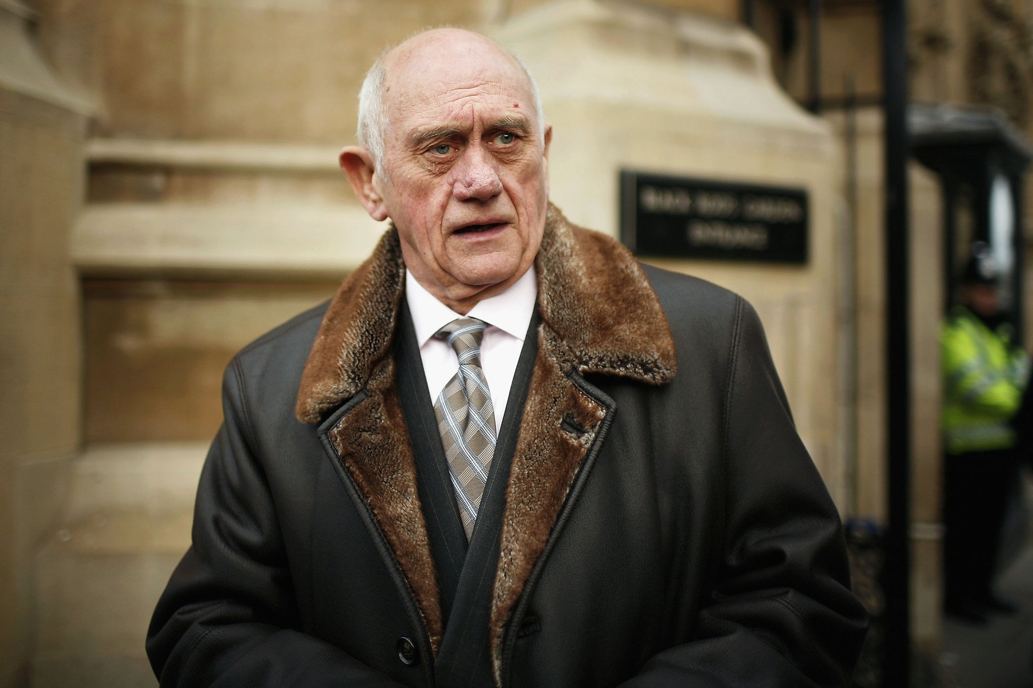 John Bardon outside pictured outside the House of Parliament in 2005